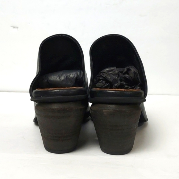 Miz Mooz Amalia Leather Mule Black Size 41 (9.5-10) - Picture 11 of 16